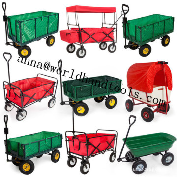 Collapsible Folding Wagon Cart with Canopy